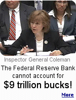 When Rep. Alan Grayson (D-FL) asked Federal Reserve Inspector General Elizabeth Coleman where trillions of dollars went, she didn't know.